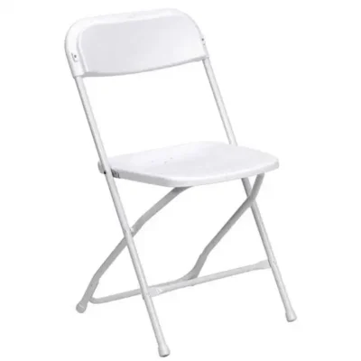 CHAISE PLIANTE BLANCHE
