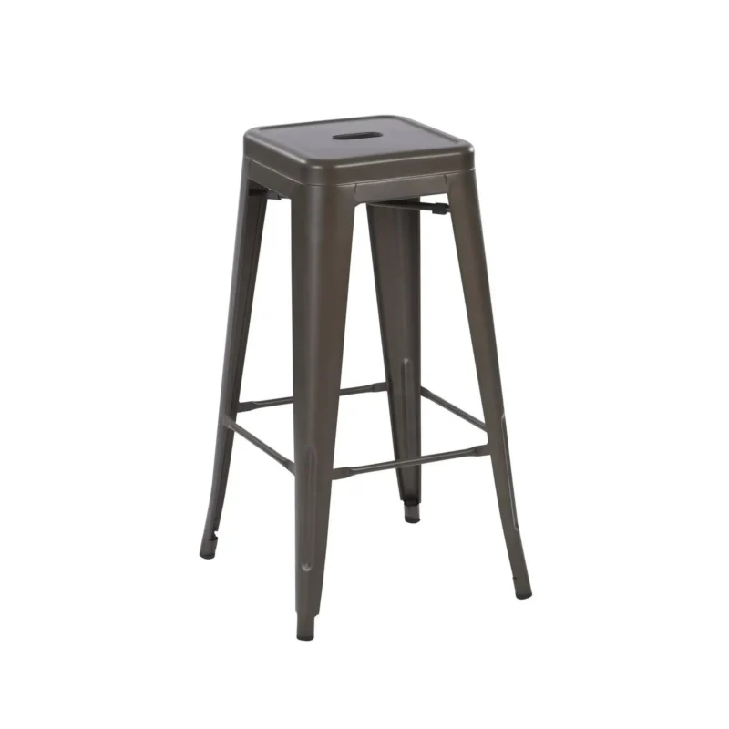 TABOURET TOLIX GRIS BRONZE 30’’