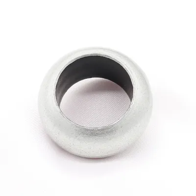 BAGUE DE SERVIETTE DE TABLE EN ACRYLIQUE  – ARGENT SCINTILLANT