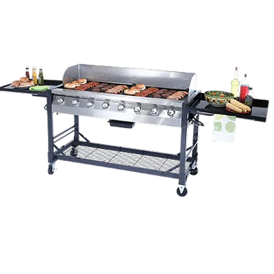 BARBECUE GRILL AU PROPANE SUR ROUES