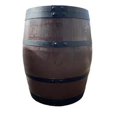 BARIL EN BOIS -  BRUN