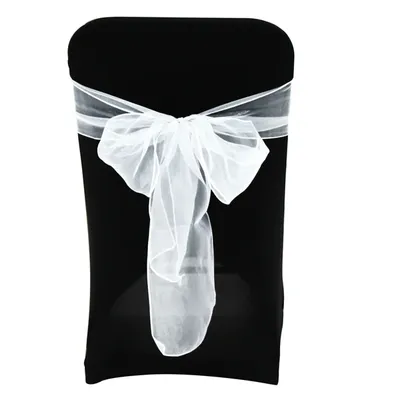 BOUCLE DE CHAISE ORGANZA – BLANC