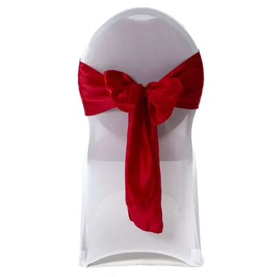 BOUCLE DE CHAISE SATIN – ROUGE