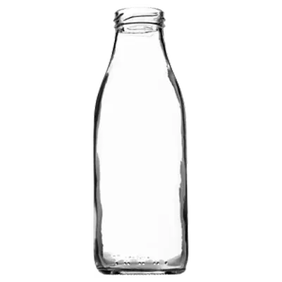 PINTE DE LAIT EN VERRE