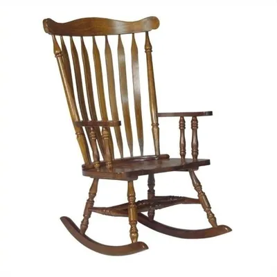 CHAISE  ANTIQUE BERÇANTE EN BOIS