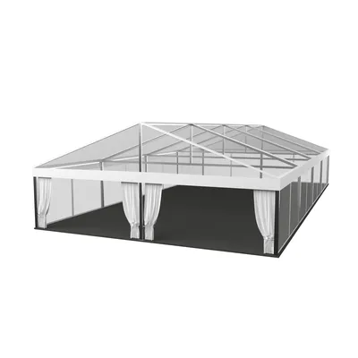 CHAPITEAU TENTE À STRUCTURE - TOIT TRANSPARENT