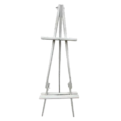 CHEVALET EN BOIS BLANC