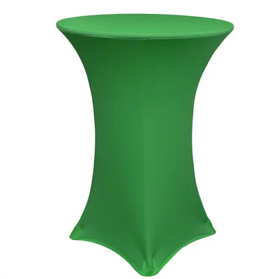 NAPPE SPANDEX POUR TABLE COCKTAIL HAUTE 30’’X42’’ – ÉMERAUDE