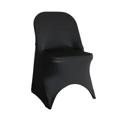 COUVRE-CHAISE CHAISE PLIANTE SPANDEX – NOIR