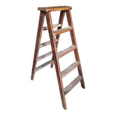 ESCABEAU EN BOIS VINTAGE