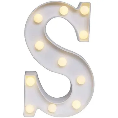 LETTRE INDIVIDUELLE  MARQUEE 9’’ LUMINEUX