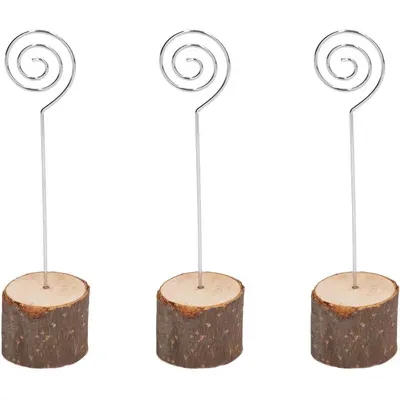 SUPPORT MARQUE PLACE MINI RONDIN - RUSTIQUE