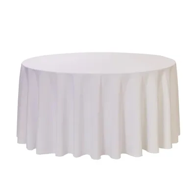 NAPPE RONDE POLYESTER 120’’ - BLANCHE