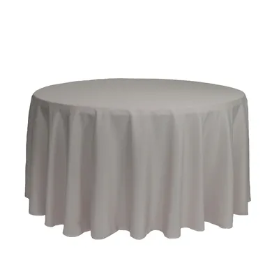 NAPPE RONDE POLYESTER 120’’ – GRISE