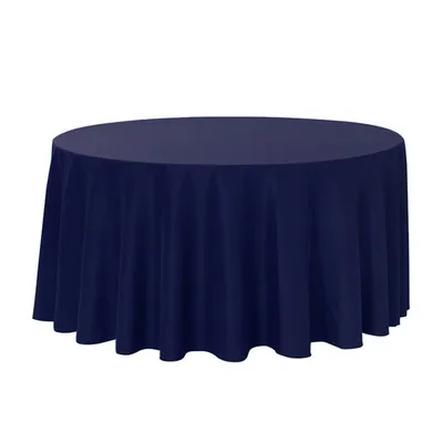 NAPPE RONDE POLYESTER 120’’ – BLEU MARINE