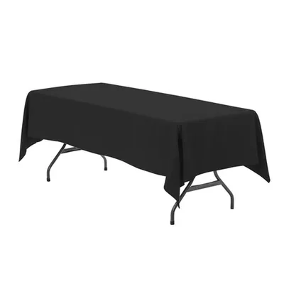 NAPPE RECTANGULAIRE POLYESTER 60 X 126’’ - NOIRE