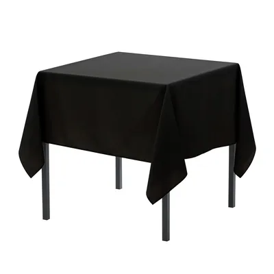 NAPPE CARRÉE POLYESTER 70’’ X 70’’ – NOIRE