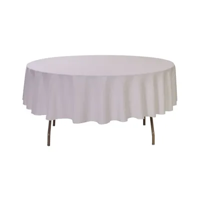 NAPPE RONDE POLYESTER 90’’ - BLANCHE