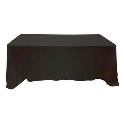NAPPE RECTANGULAIRE POLYESTER 90 X 132’’ - NOIRE