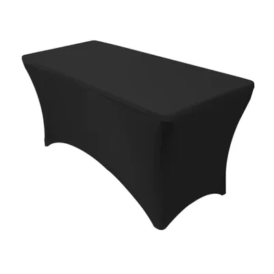 NAPPE SPANDEX RECTANGULAIRE 24’’X48’’ –  NOIRE