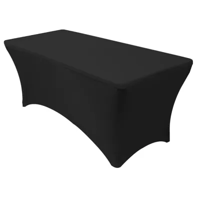 NAPPE SPANDEX RECTANGULAIRE 30’’X72’’ – NOIRE
