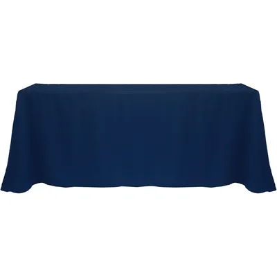NAPPE RECTANGULAIRE POLYESTER 90 X 132’’ – BLEU MARINE