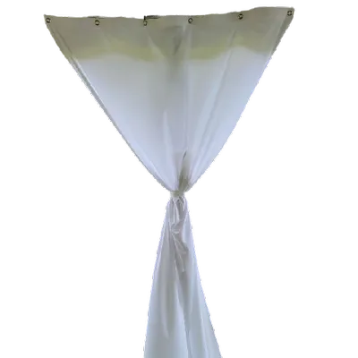 DRAPÉ - RIDEAU POUR POTEAU DE CHAPITEAU - BLANC