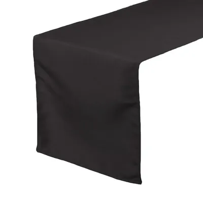 CHEMIN DE TABLE POLYESTER - NOIR