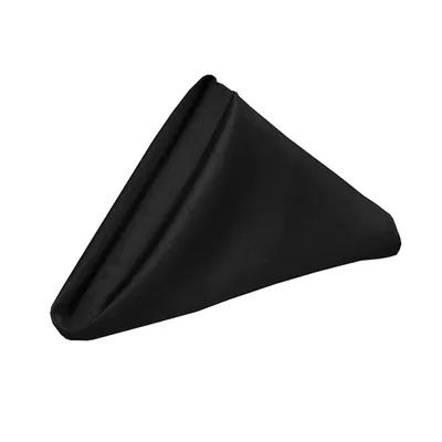 SERVIETTE DE TABLE POLYESTER – NOIRE