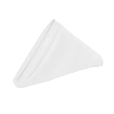 SERVIETTE DE TABLE POLYESTER – BLANCHE