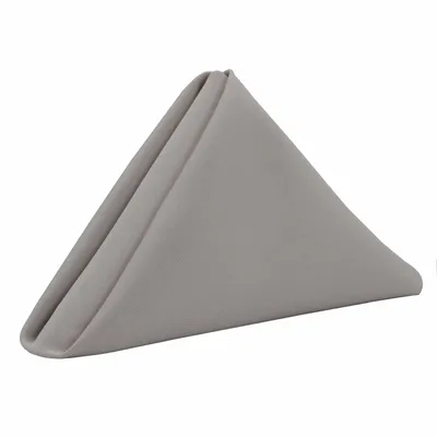 SERVIETTE DE TABLE POLYESTER – ARGENT
