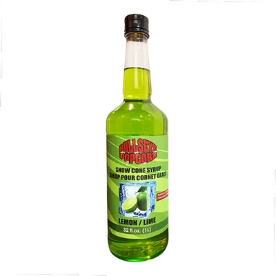 SNOW CONE SIROP POUR CORNET GLACÉ – LIME