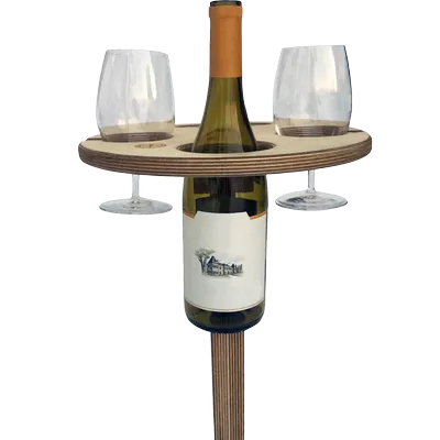 SUPPORT À VIN AVEC ANCRAGE AU SOL