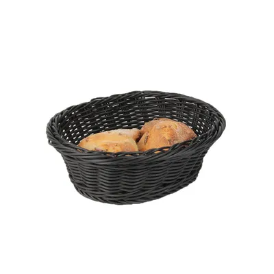 CORBEILLE À PAIN OVALE – NOIR