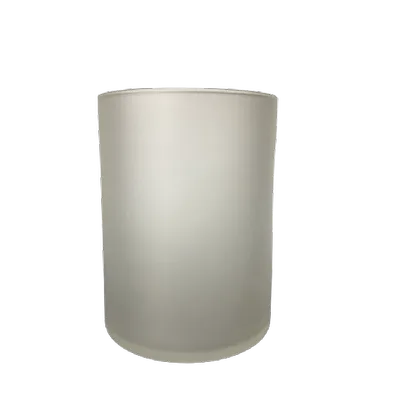 VASE CYLINDRE GIVRÉ 4’’