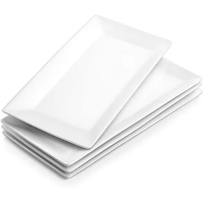 ASSIETTE RECTANGULAIRE POUR PRÉSENTATION  8’’ X 16’’