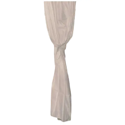 DRAPÉ - RIDEAU POUR POTEAU DE CHAPITEAU - BLANC