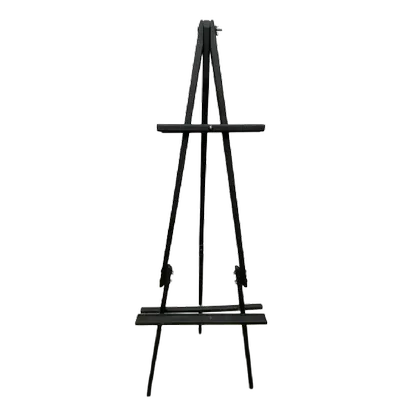 CHEVALET EN BOIS NOIR