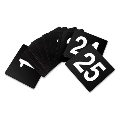 CARTE NUMÉRO DE TABLE - NOIR