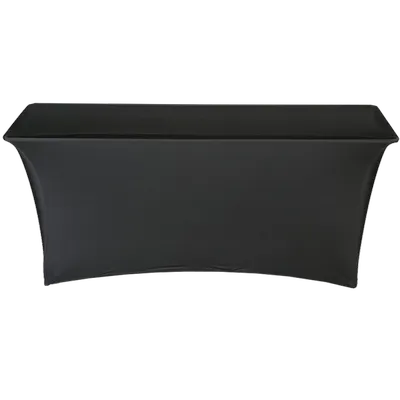 NAPPE SPANDEX  RECTANGULAIRE 30’’X96’’ – NOIRE