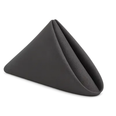 SERVIETTE DE TABLE POLYESTER – CHARBON