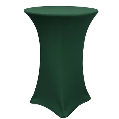 NAPPE SPANDEX POUR TABLE COCKTAIL HAUTE 30’’X42’’ – VERT CHASSEUR