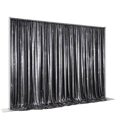 RIDEAU À PAILLETTES – ARGENT