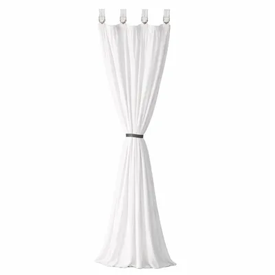 DRAPÉ - POUR POTEAU DE CHAPITEAU - BLANC