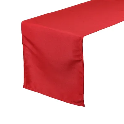 CHEMIN DE TABLE POLYESTER – ROUGE