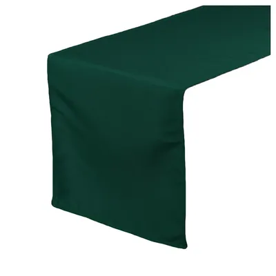 CHEMIN DE TABLE POLYESTER – VERT CHASSEUR