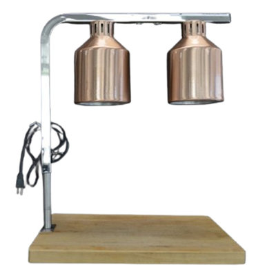 LAMPE RÉCHAUD AVEC PLANCHE À DÉCOUPER - 500 W
